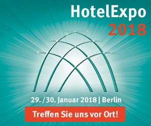 Logo Hotel Expo 2018 in Berlin